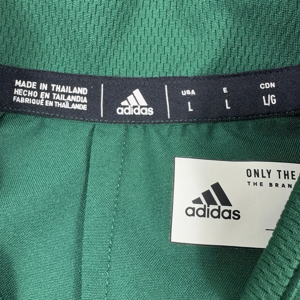 Adidas Miami Hurricanes Team Issued 1/4 Zip Coaches Jacket Mens Large EUC